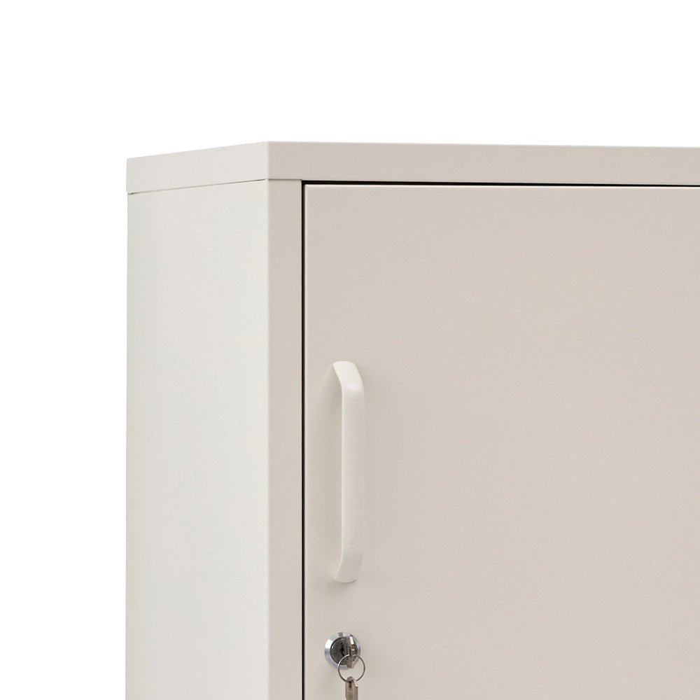 Valdez Metal Storage Cabinet – White – 38 cm
