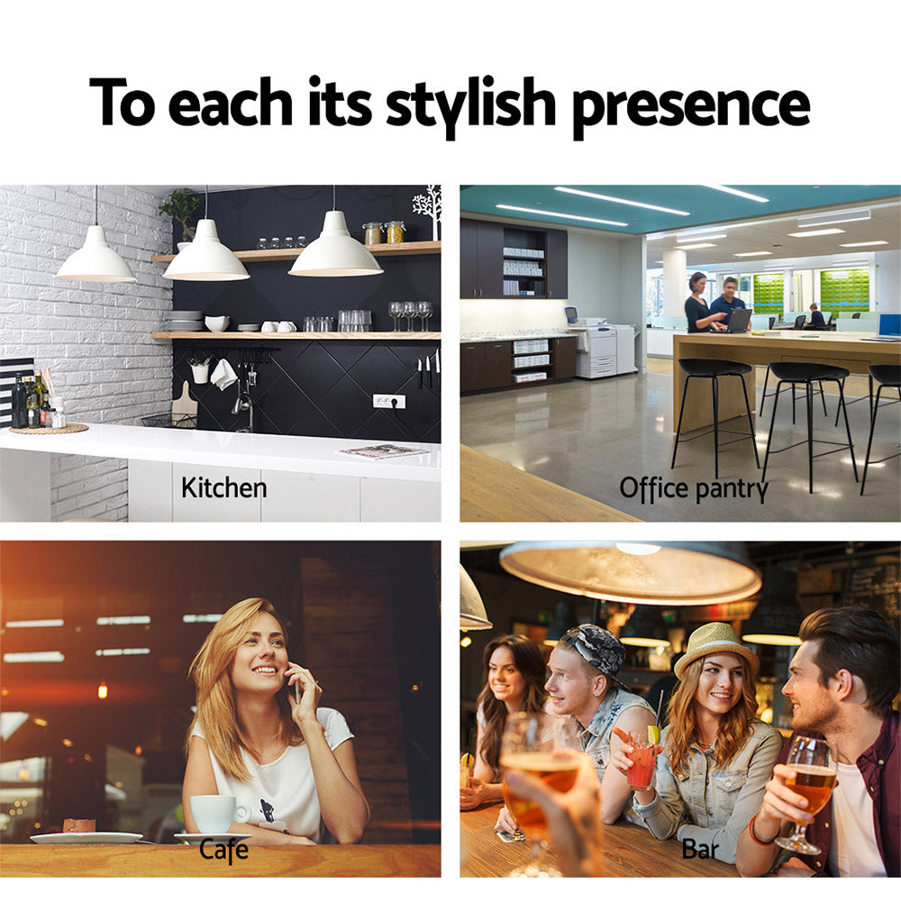 Kairo Metal Bar Stools – Black – Set of 4