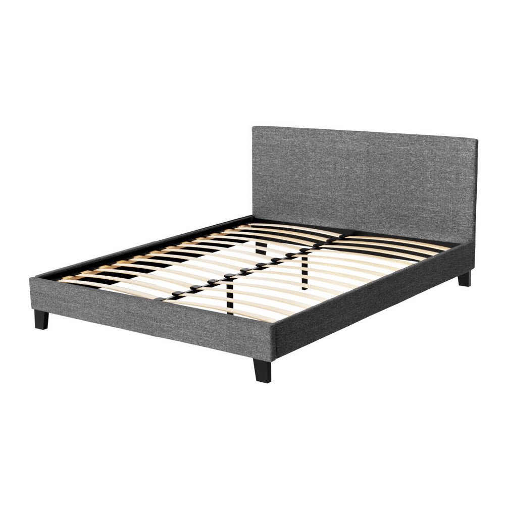 Eden Linen Bed Head – Brown – Queen