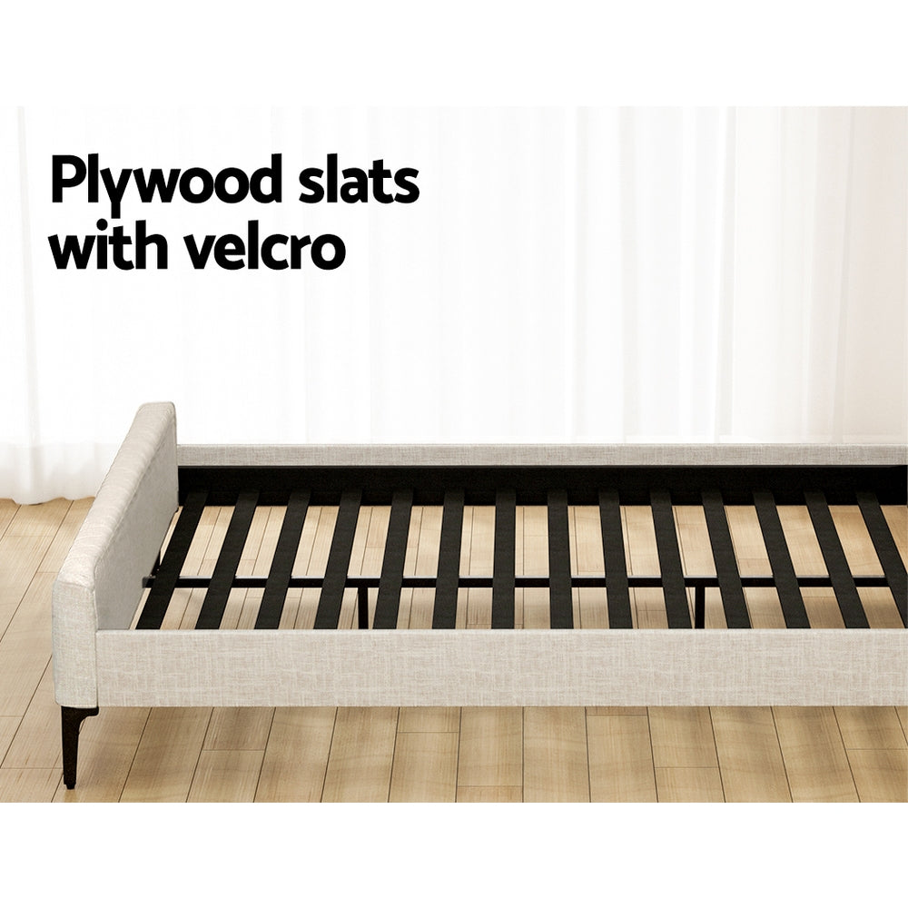 Eden Panel Bed Head – Brown – King