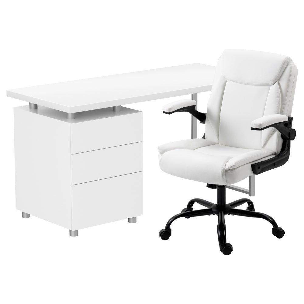 Computer Desk Executive Office Chairs Sets White