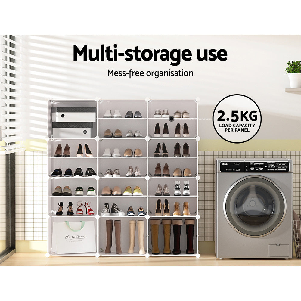 Kendra Modular Storage System – White – 12 Cube