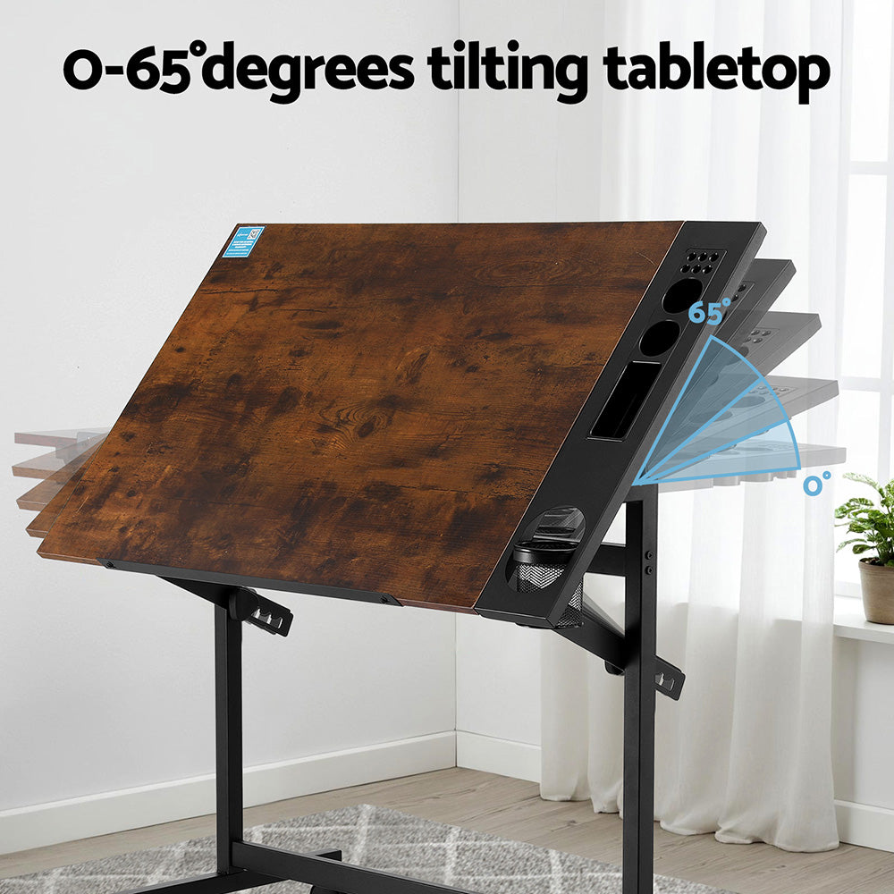 Camden Drafting Table – Brown – Standard