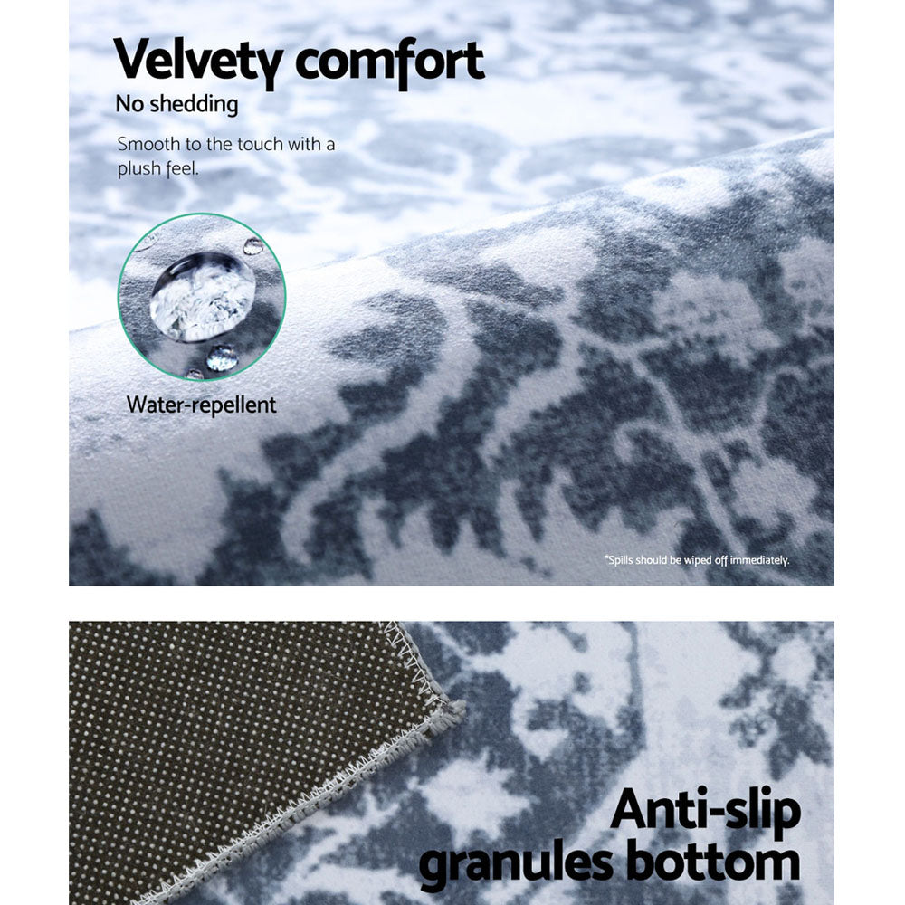 Milo Modern Rug – Blue – 160 × 230 cm