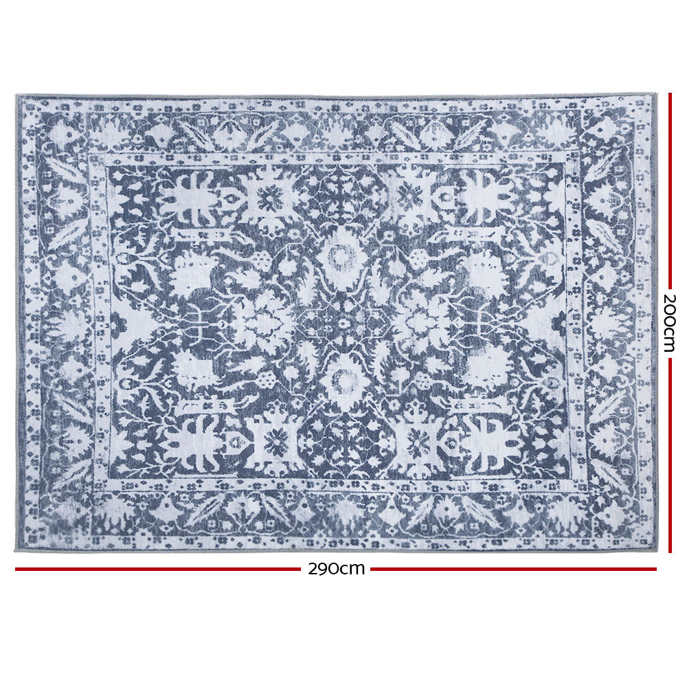 Capri Modern Rug – Grey – 200 × 290 cm