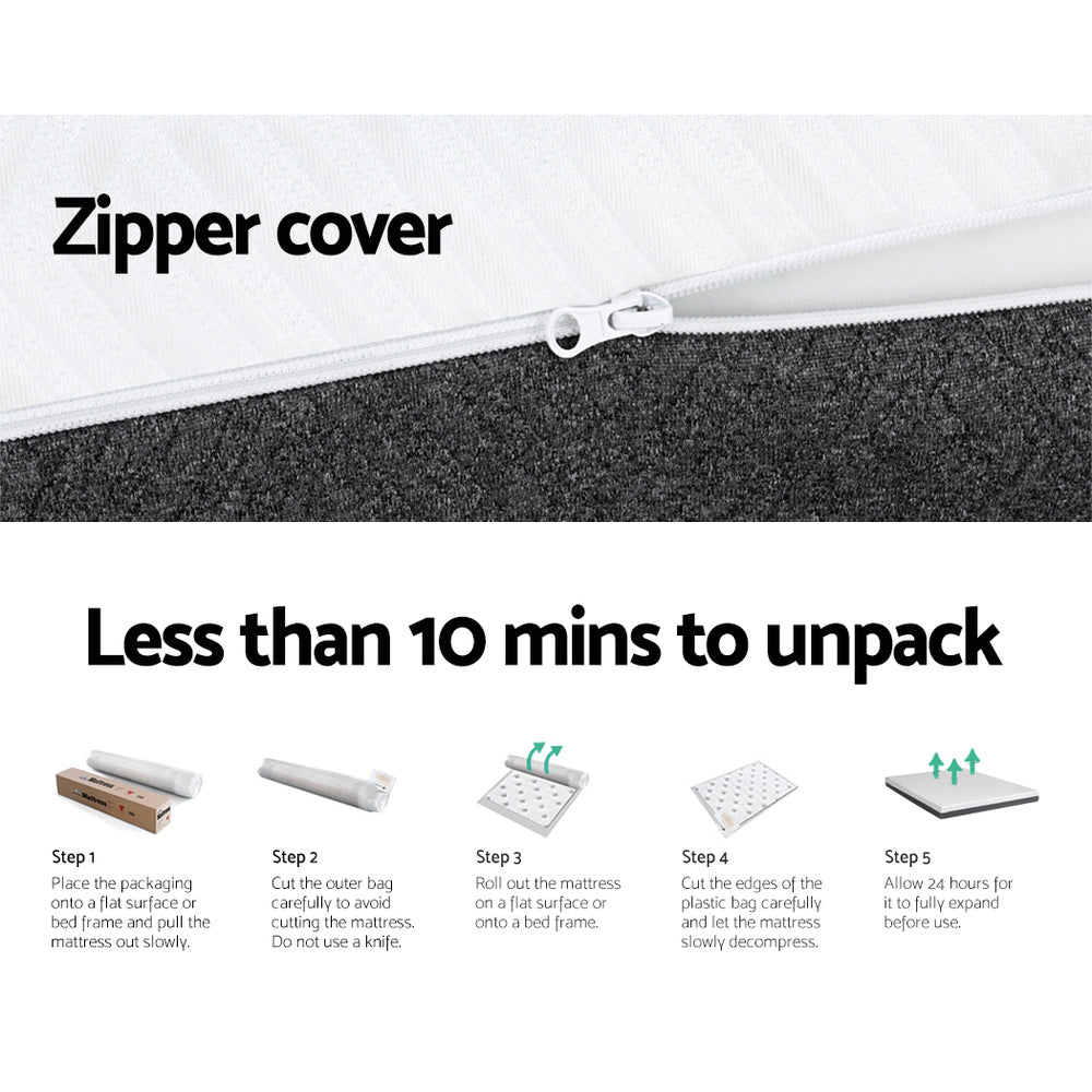 SleepCraft Gel Foam Mattress – Medium – Single