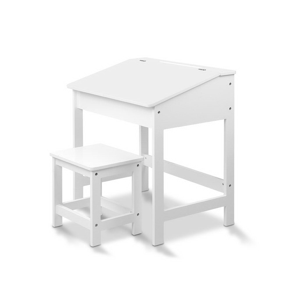 Nolan Kids Lift-Top Activity Desk – White – 60 cm