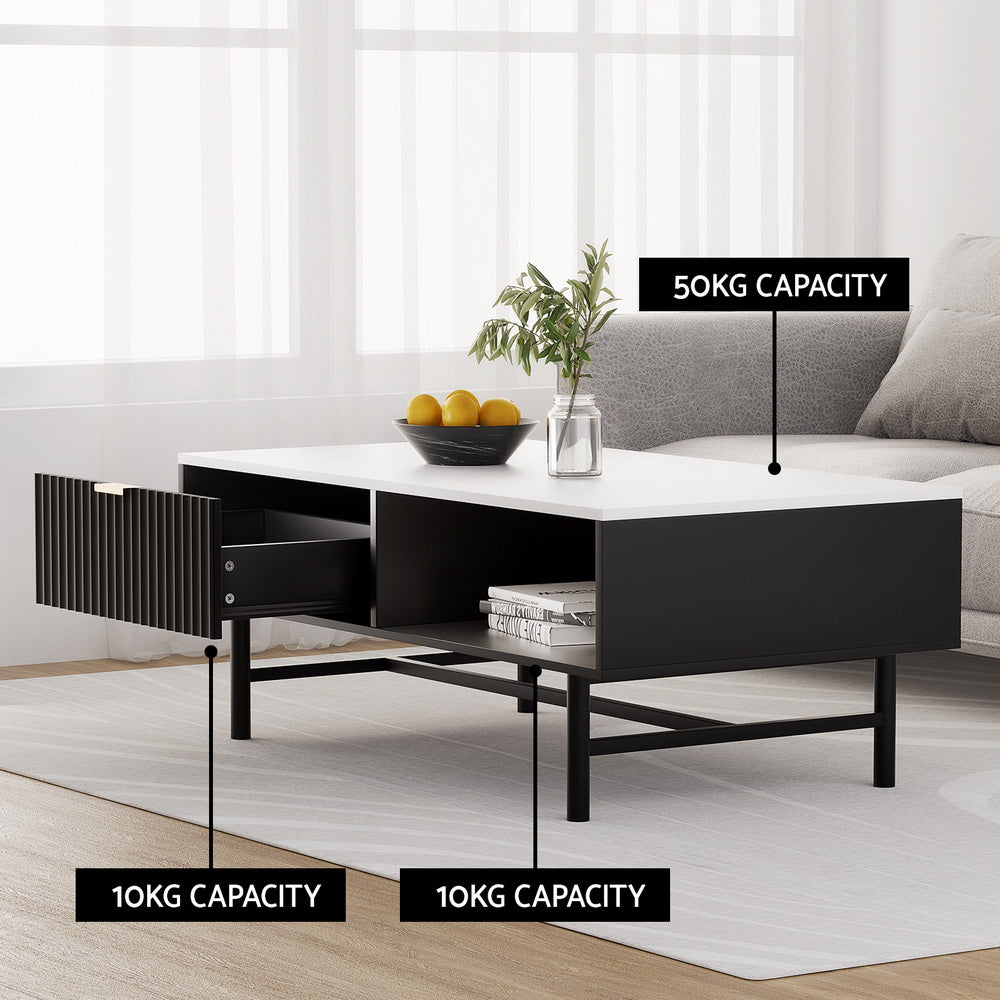 Nero Storage Coffee Table – Black – Standard