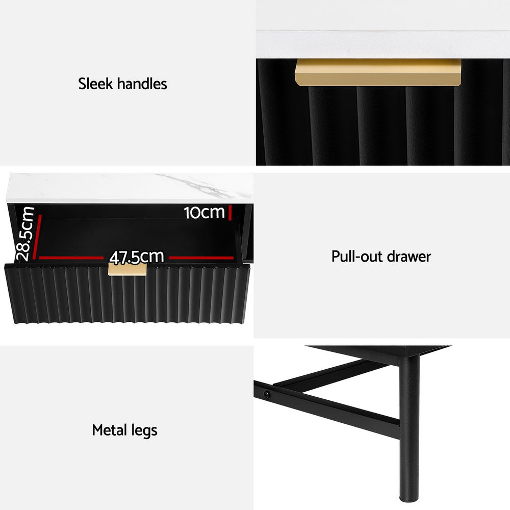 Nero Storage Coffee Table – Black – Standard