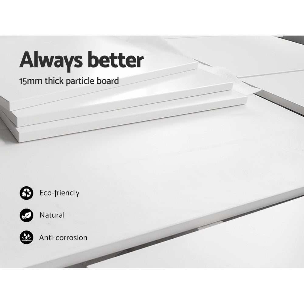 Vena Cube Bookshelf – White – Set of 3