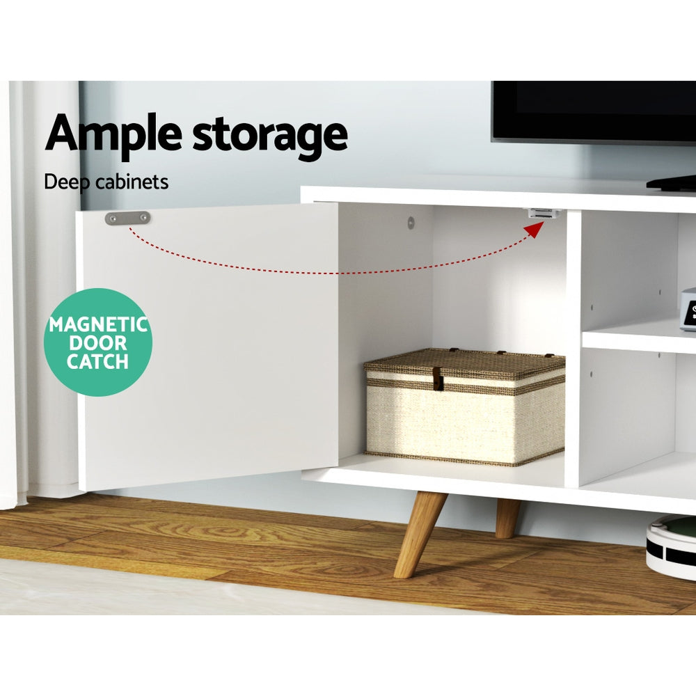 Nordic TV Unit – White – 120 cm