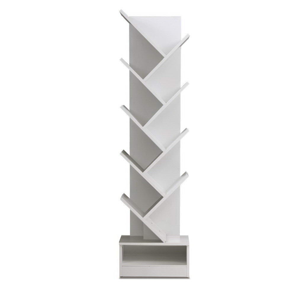 Arbor Tree Bookshelf – White – 9 Tier