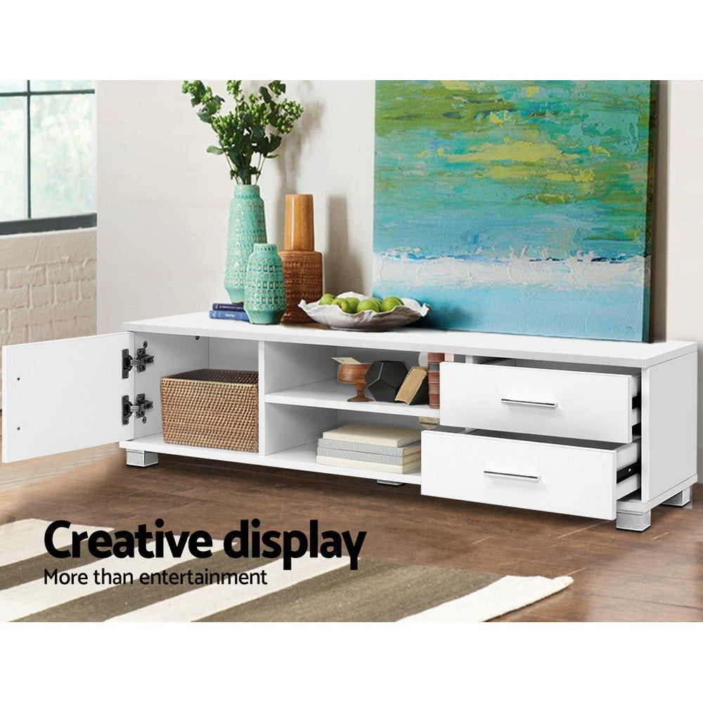 Solace Entertainment Unit – White – 120 cm