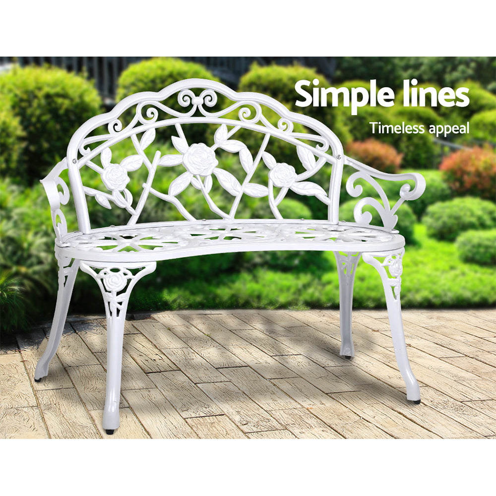 Hudson Cast Aluminium Patio Chair – White