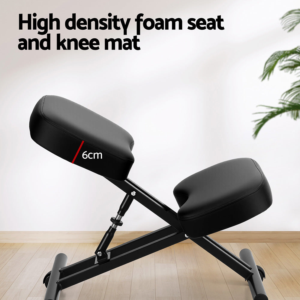 Ergo Ergonomic Kneeling Chair – Black – Standard