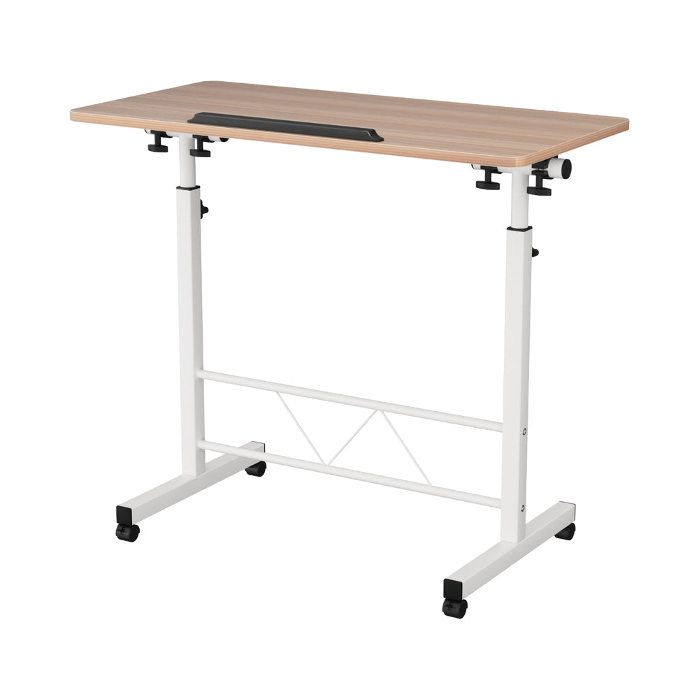 Kairo Adjustable Laptop Desk – Light Wood – 80 cm