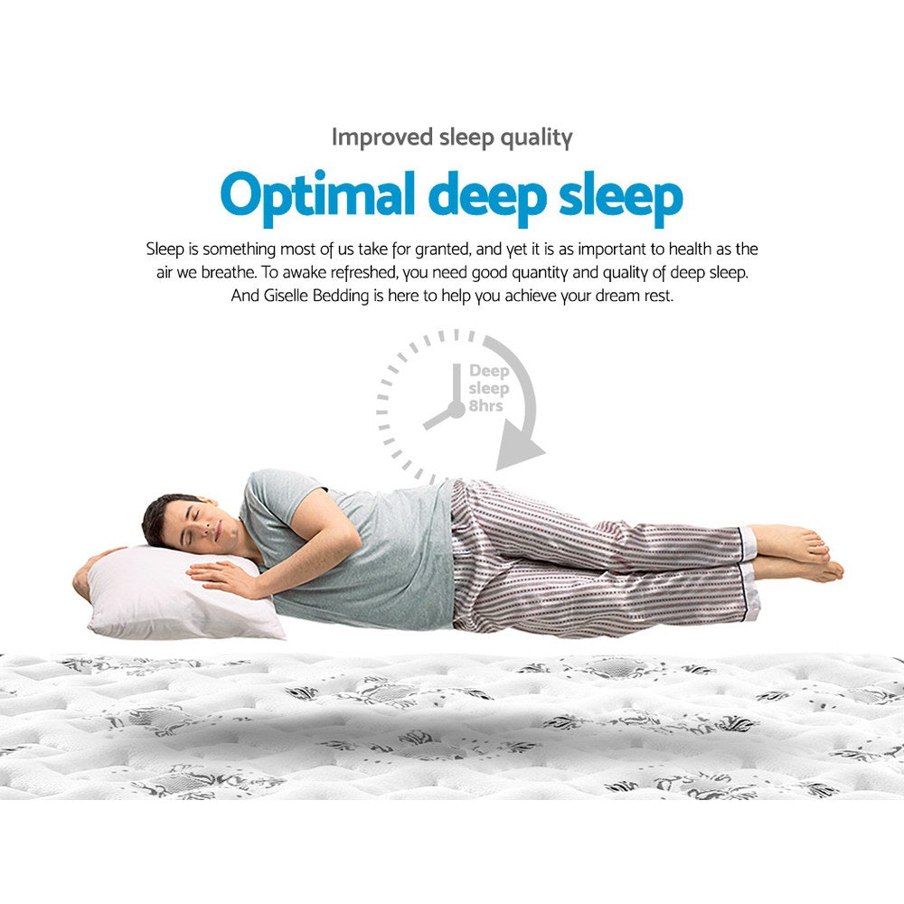 Callan Pillow Top Mattress – White – Queen