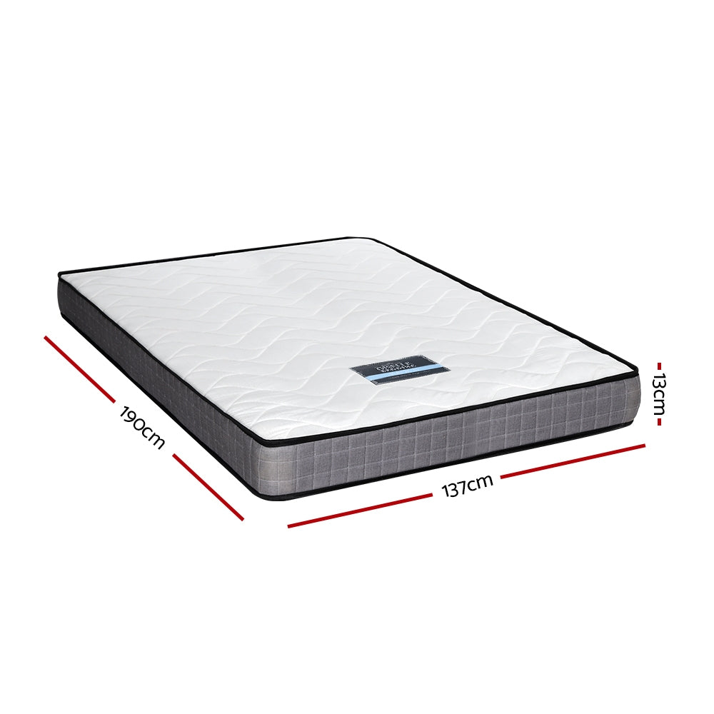 Dalton Tight Top Bonnell Spring Mattress – White – Double