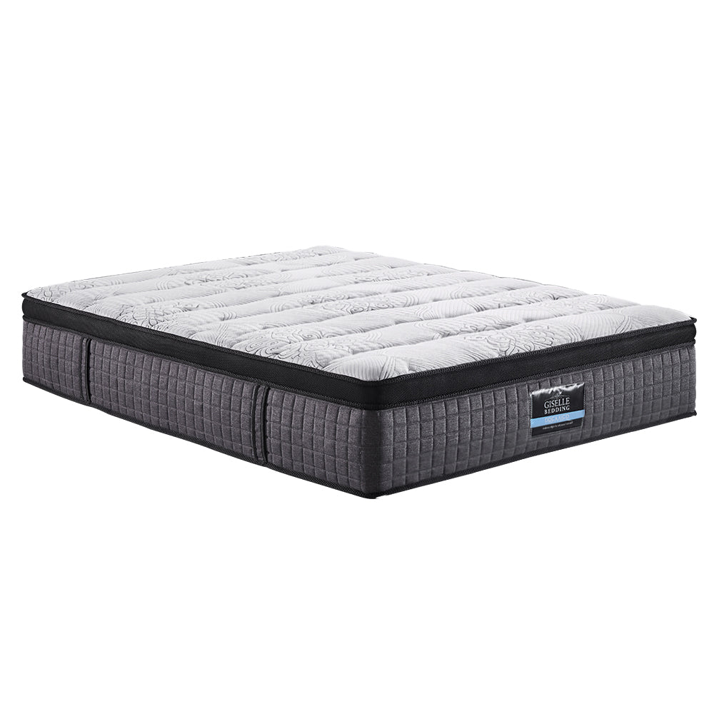 Evander Latex Foam Euro Top Mattress – White – King Single