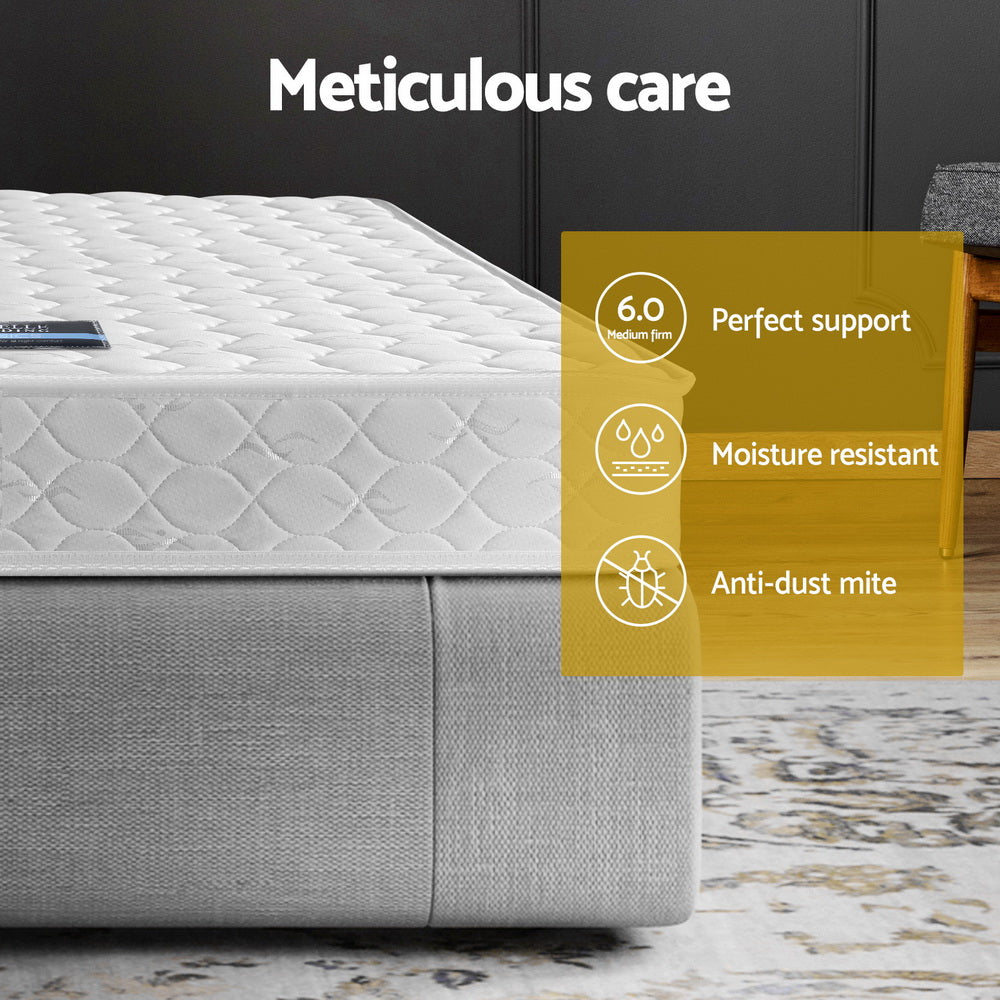 Slumber Pocket Spring Mattress – White – Queen