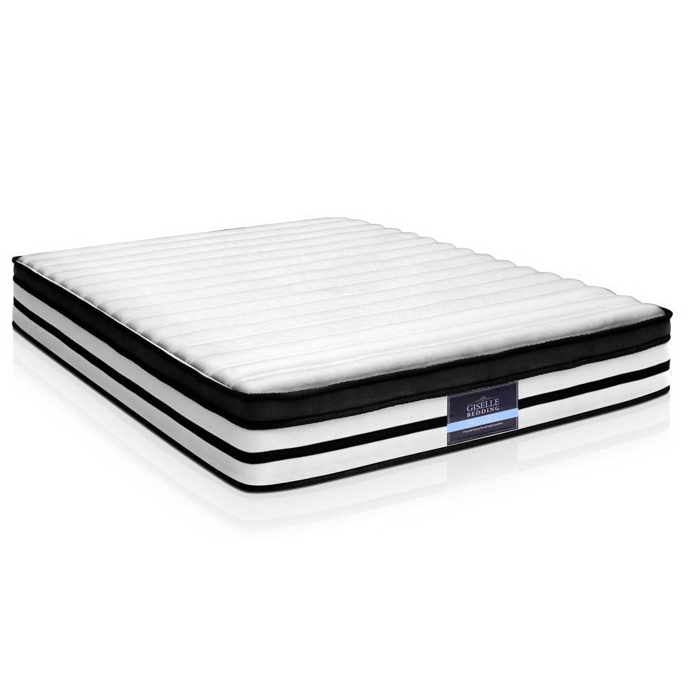 Nara Euro Top Pocket Spring Mattress – White – Double