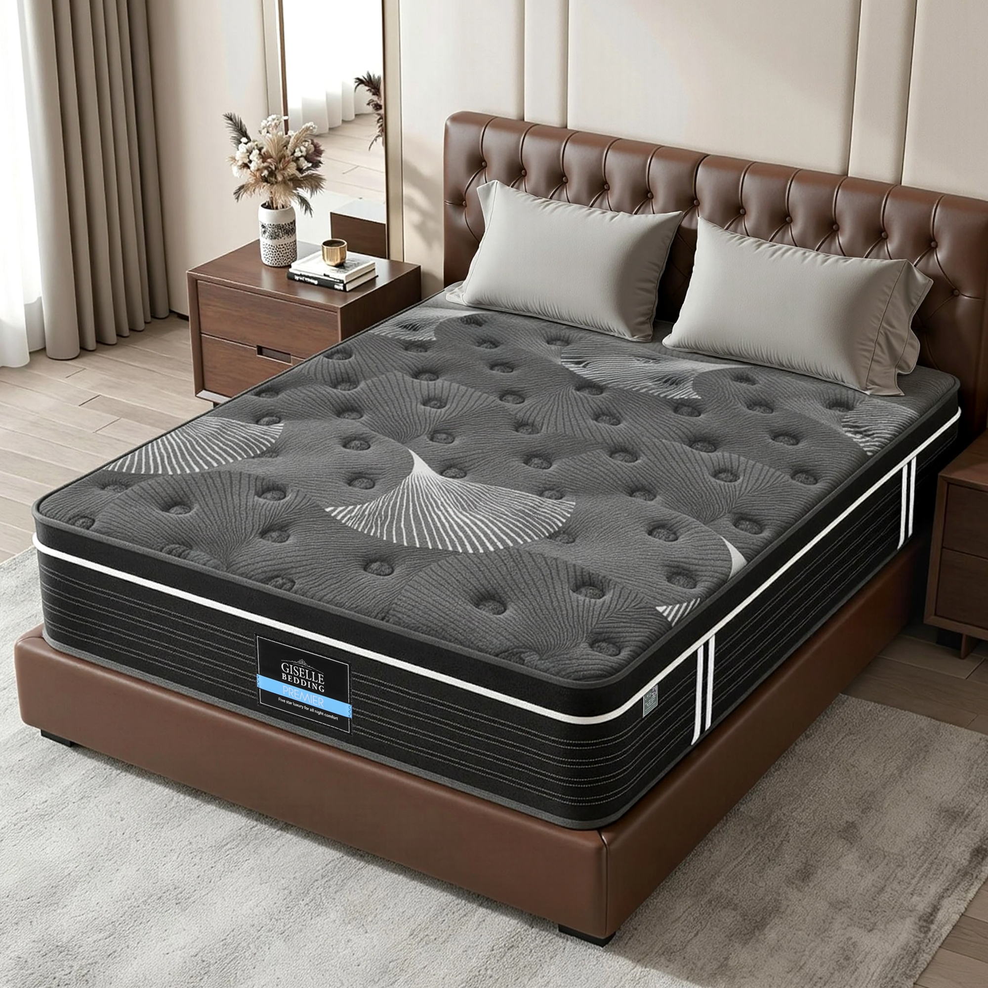 Nova Mattress 35cm Euro Top with Graphene Cooling Comfort Medium Firm – Double