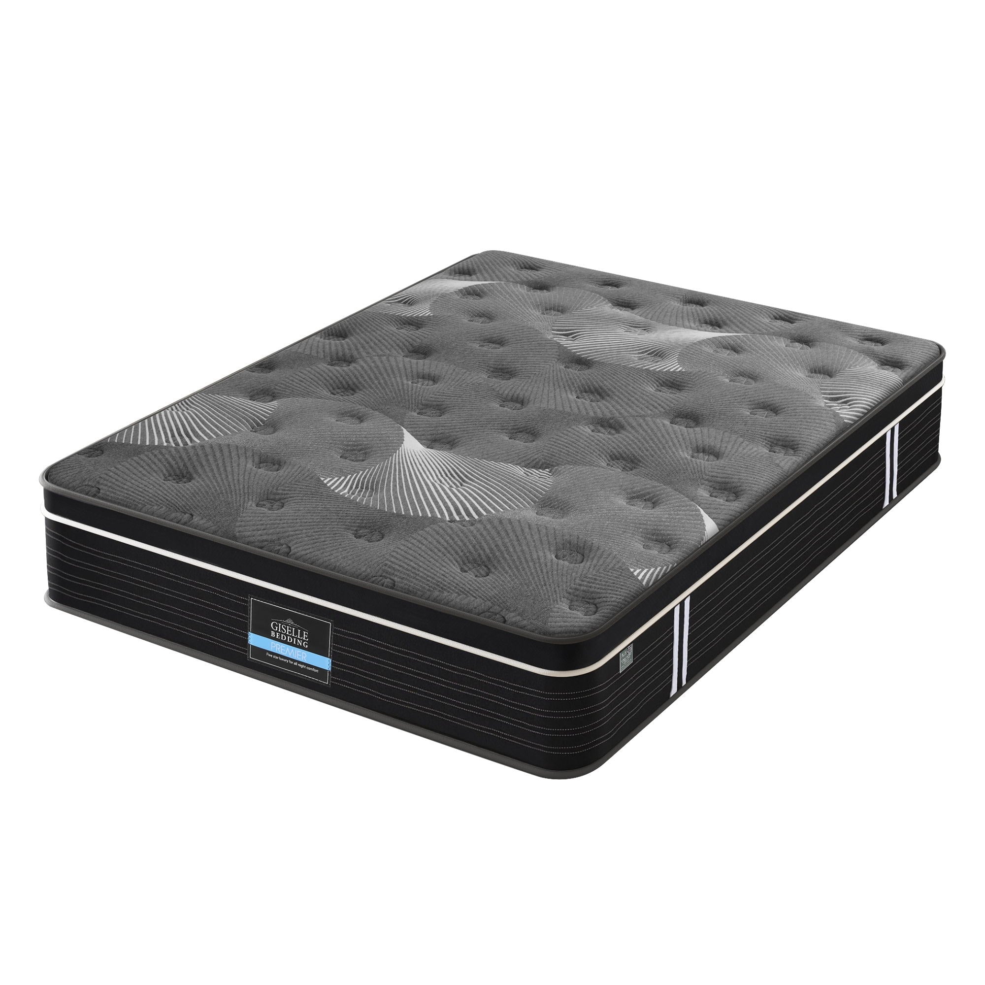 Nova Euro Top Mattress – Black – King