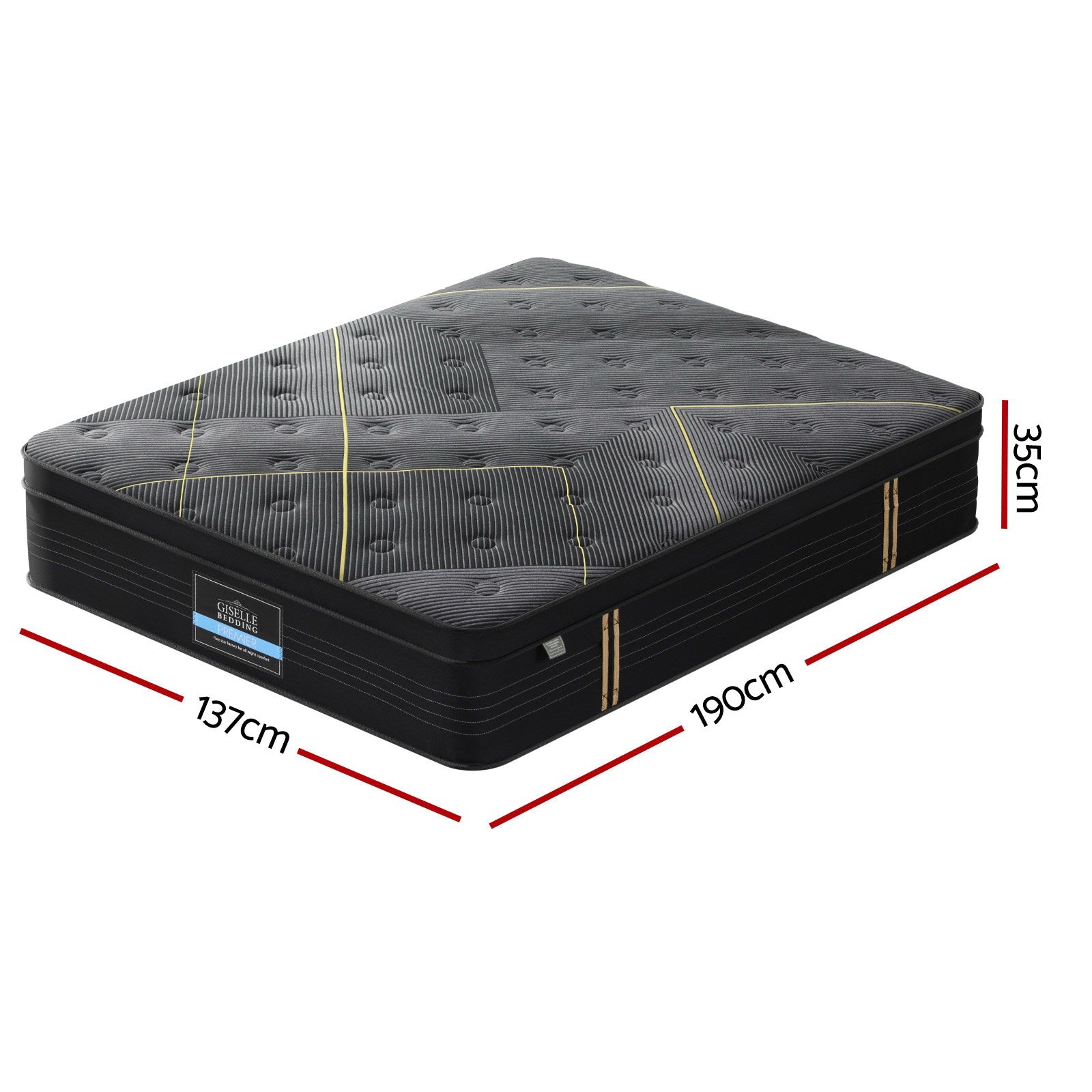 EverSleep Euro Top Mattress – White – Double