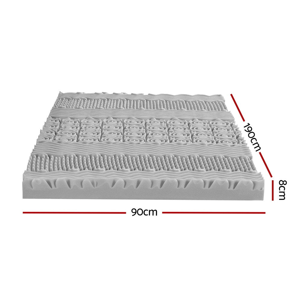 Dreamwave Memory Foam Mattress – Grey – Single
