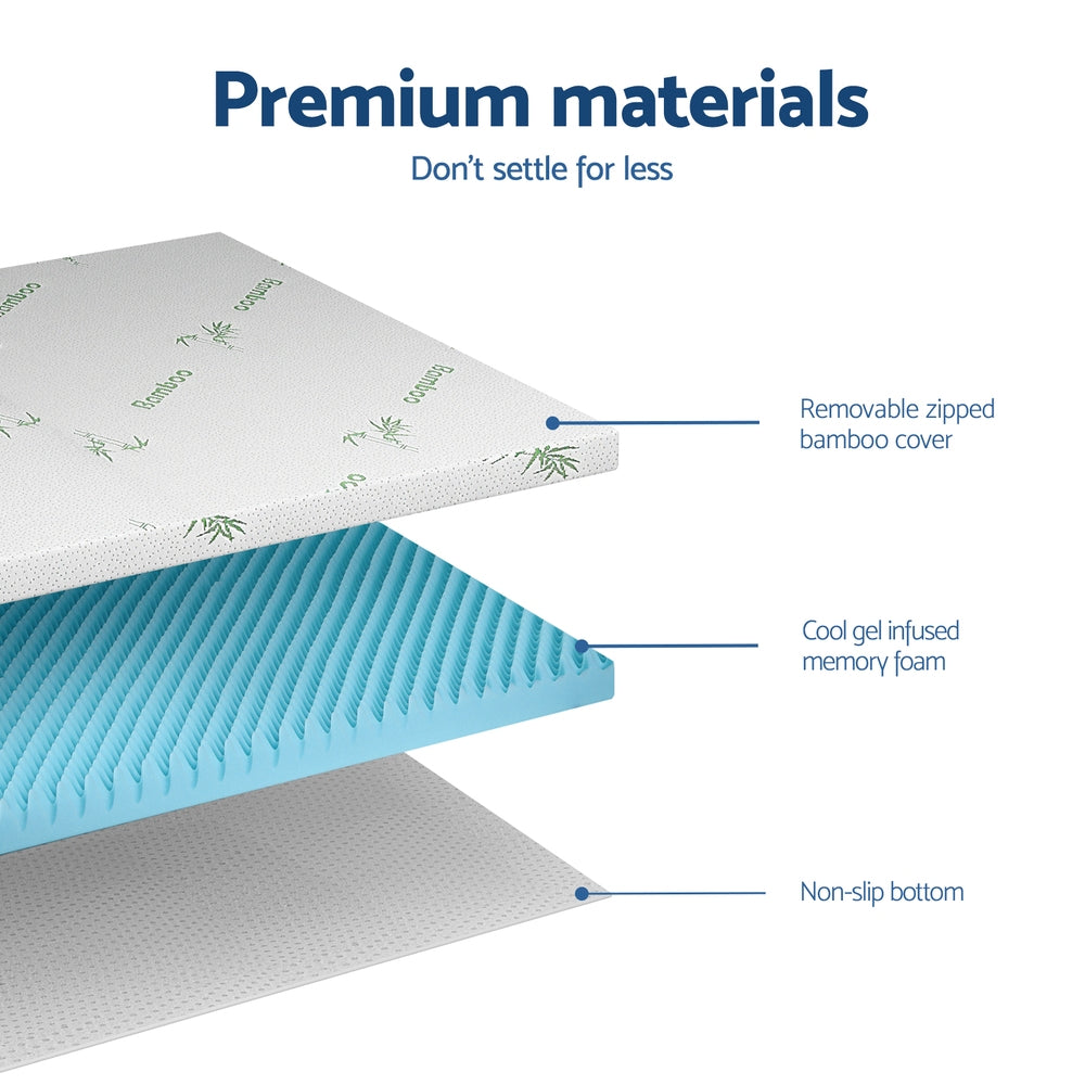 VelvetRest Gel Foam Mattress – Single