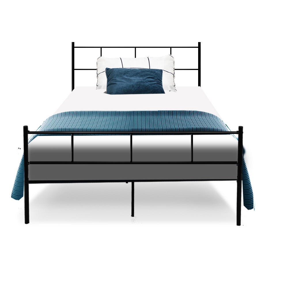 Kendall Metal Bed Frame – Black – King Single