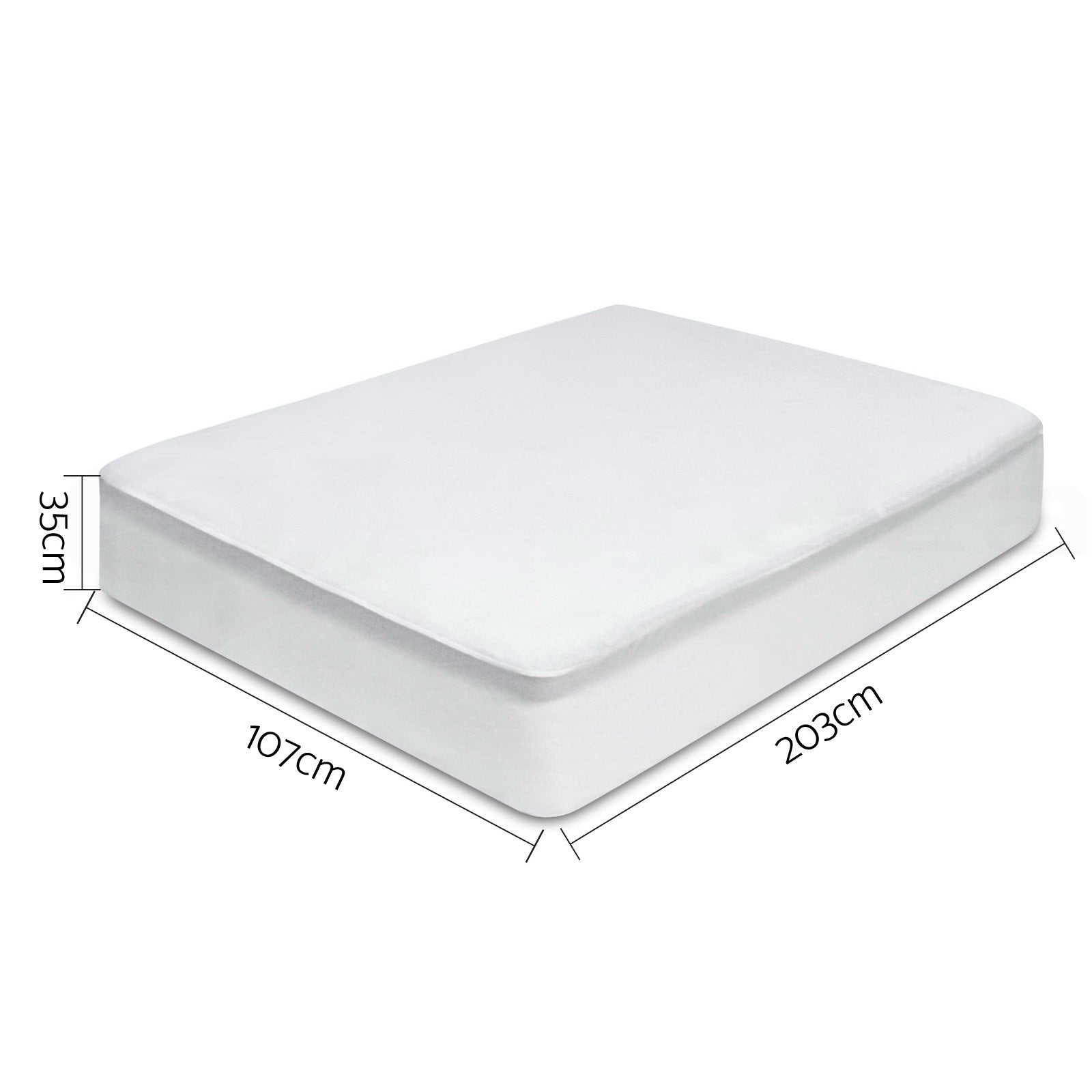 Bamboo Waterproof Mattress Protector – King Single