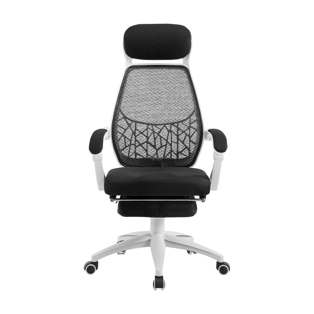 Mosaic Mesh Office Chair – Black & White – Standard