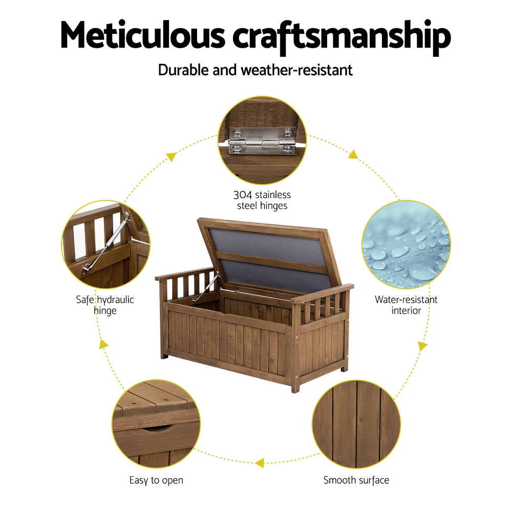 Serano Storage Bench – Brown – 106 cm