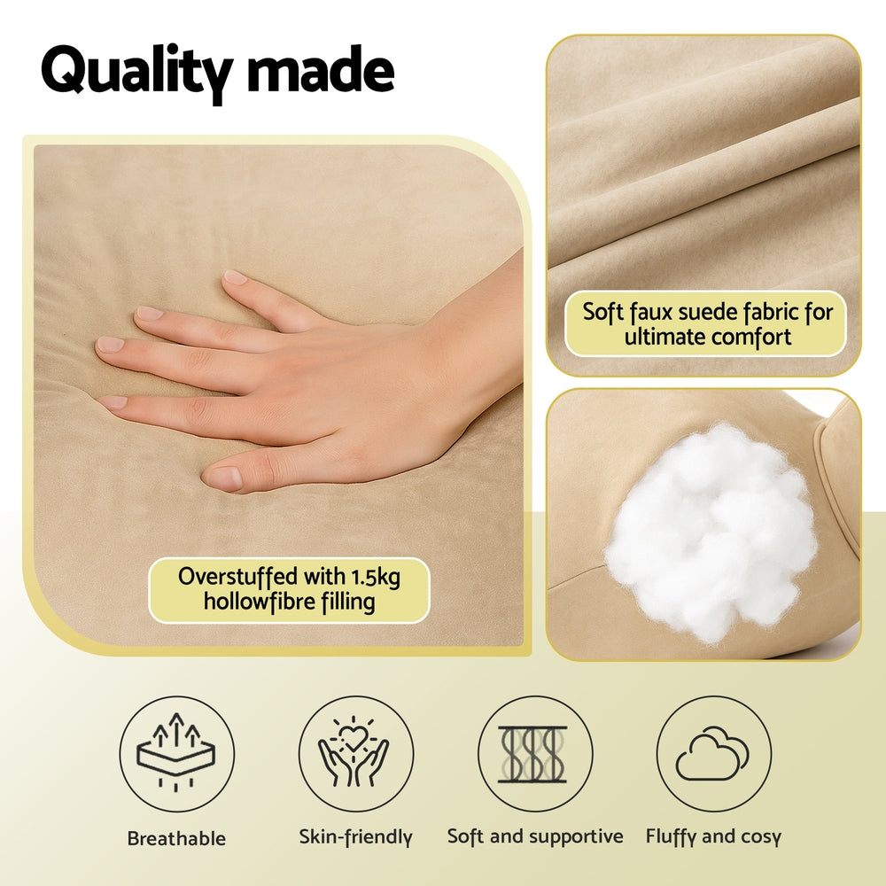 Serano Reading Support Pillow – Beige / Cream – Standard