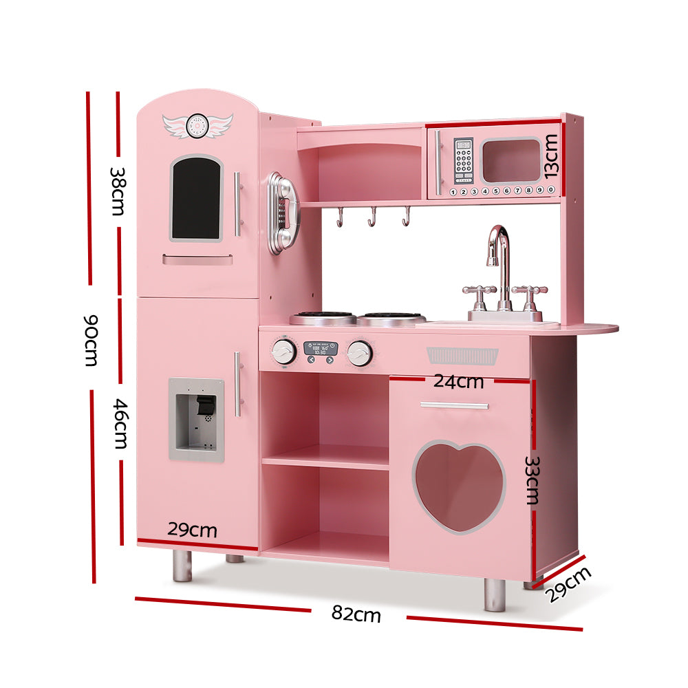 Rosalie Kids Kitchen Play Set – Pink – Large