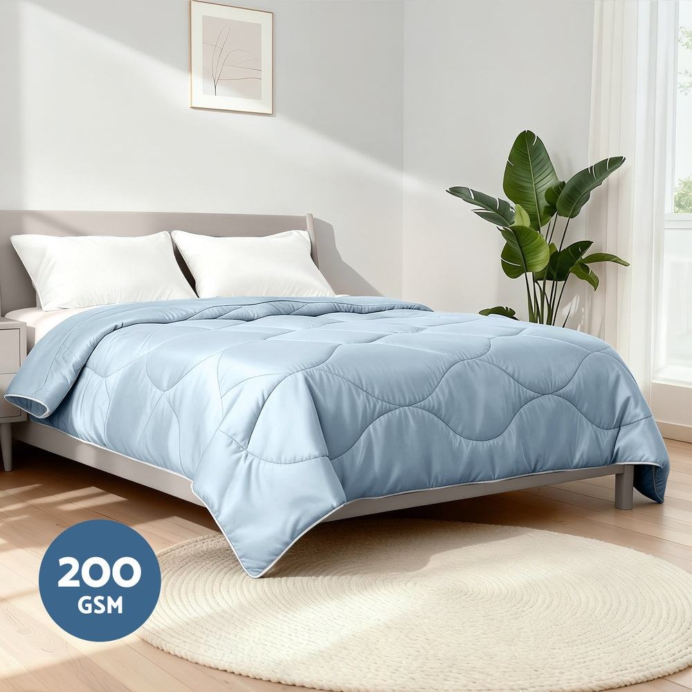 Bellara Tencel Summer Quilt – Blue – Double