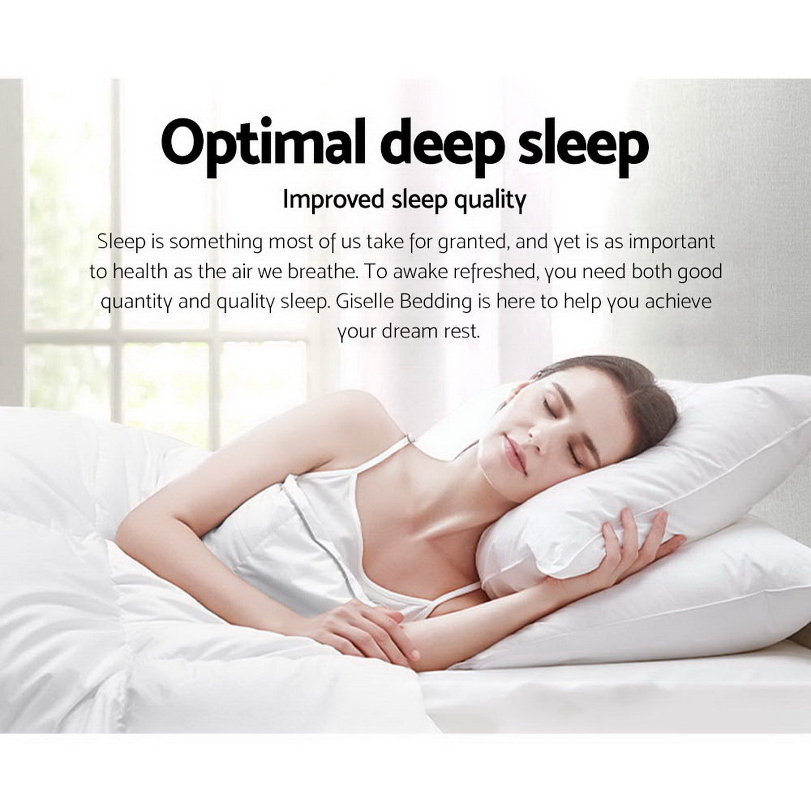 Linden Bamboo Microfibre Quilt – White – Super King
