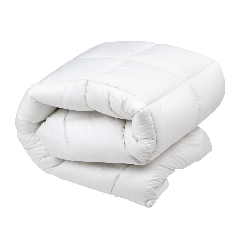 Valore Duck Feather Down Quilt – White – Super King
