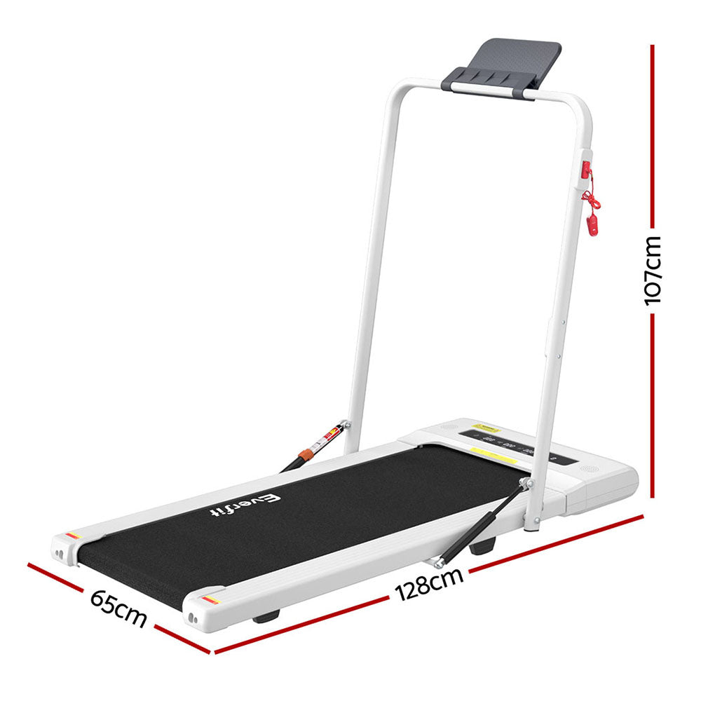 Morlen 2-in-1 Electric Walking Pad – White – 400mm