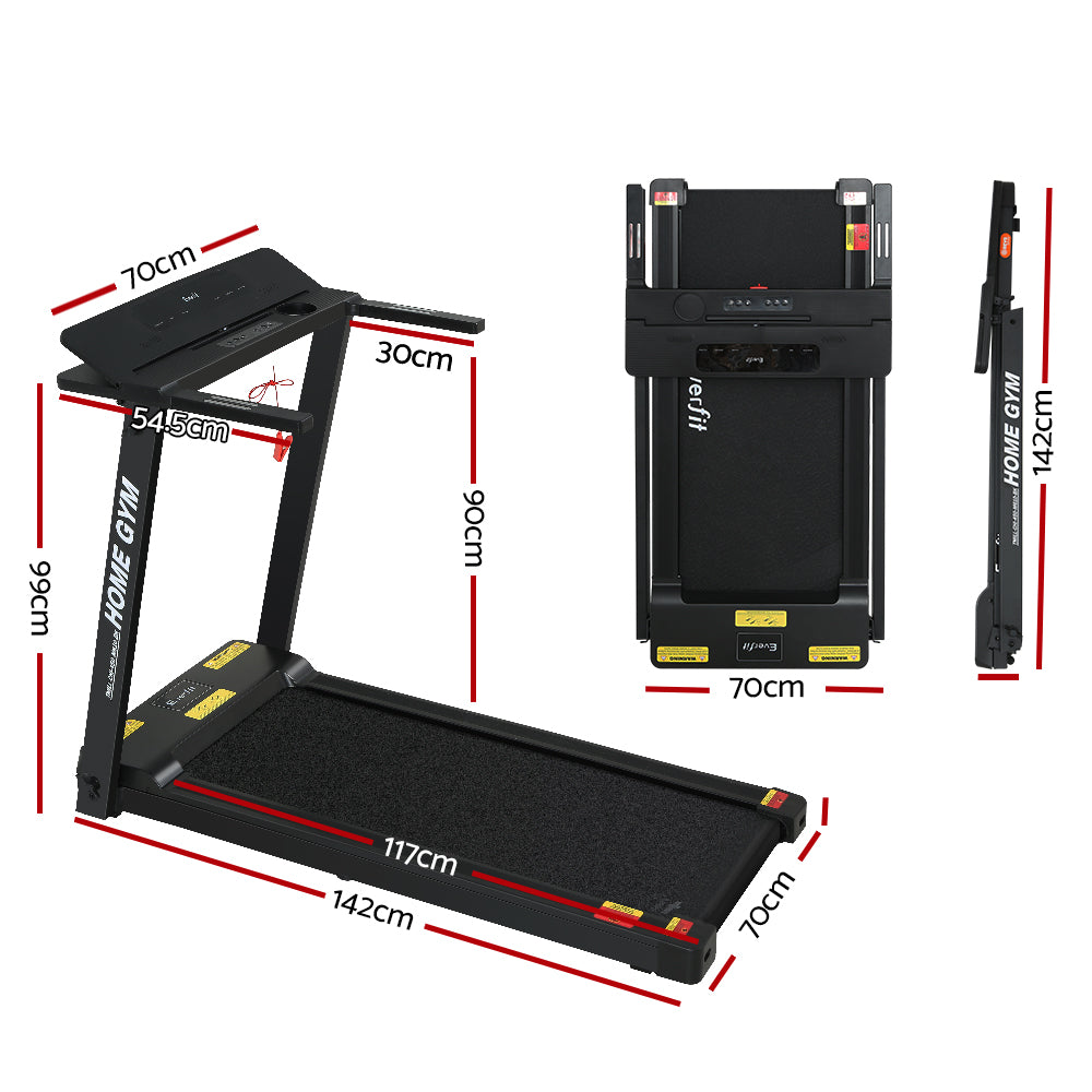 Maxrun Electric Treadmill – Black – 450mm