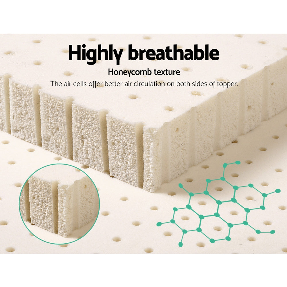 Slumber Latex Foam Mattress – White – Queen