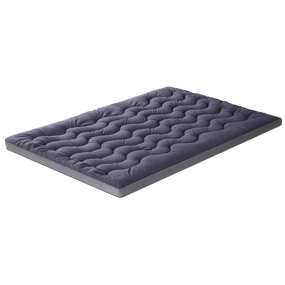 Nora Bamboo Charcoal Mattress Topper – Grey – Queen