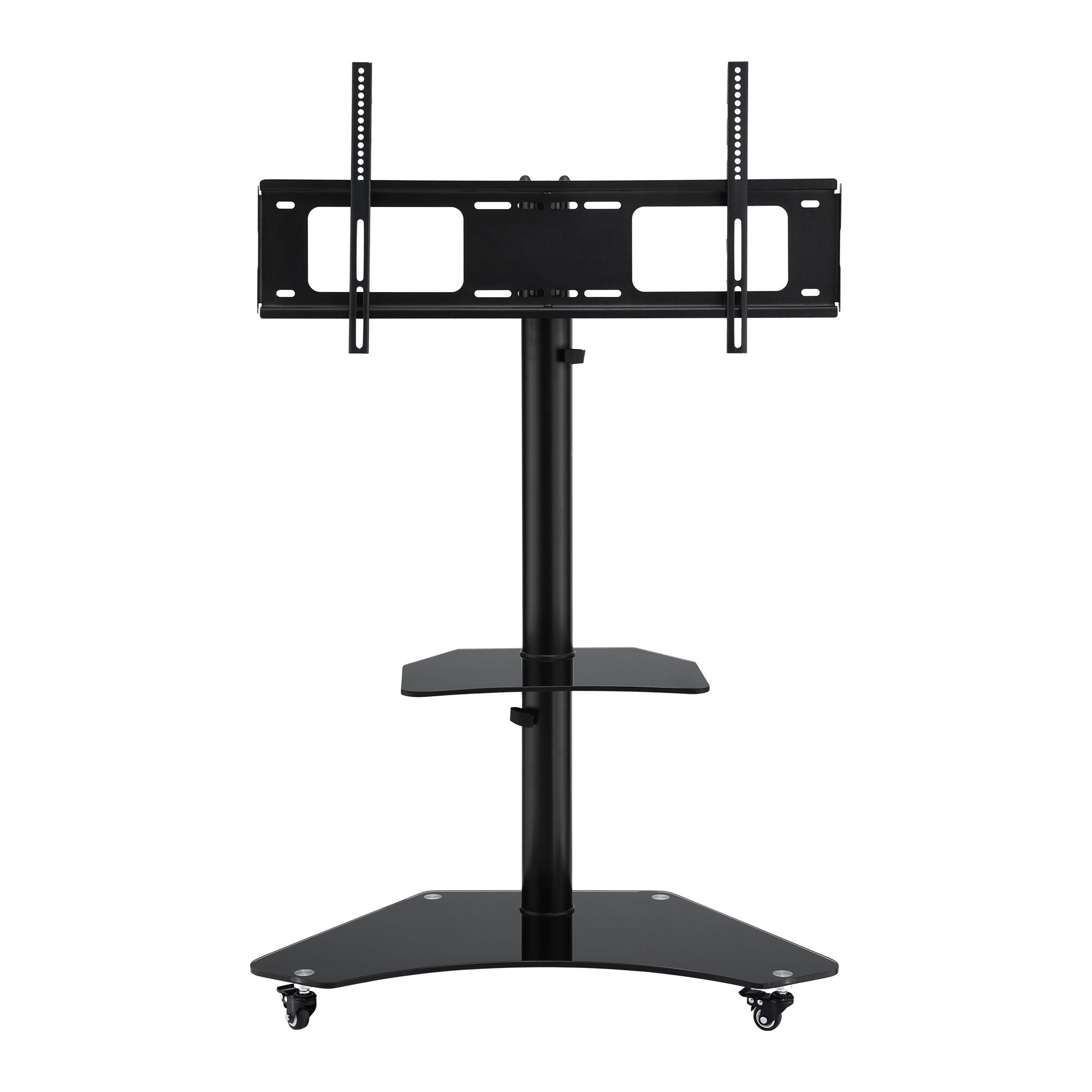 Valmere Adjustable TV Floor Stand Mount – Black