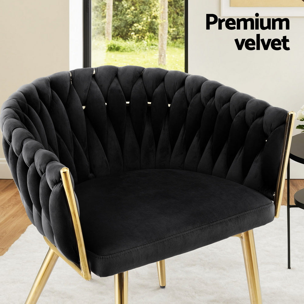 Haven Dining Chair – Black – Single