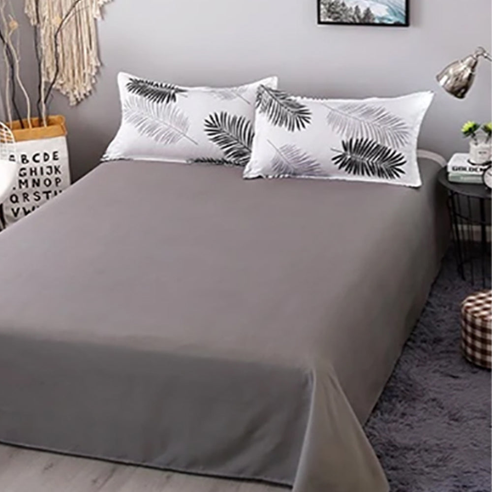 Miralto Palm Leaves Quilt Cover Set – Green – King