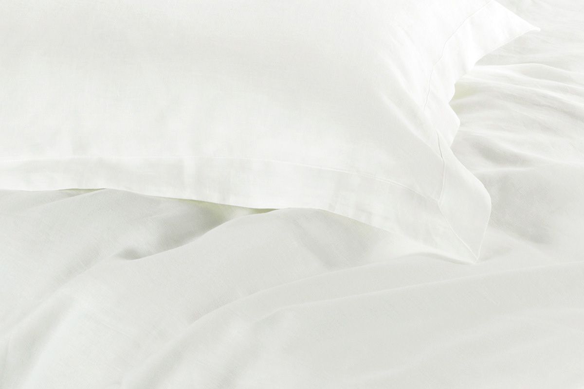 Arlo 1000TC Tailored Quilt Cover Set – White – Double