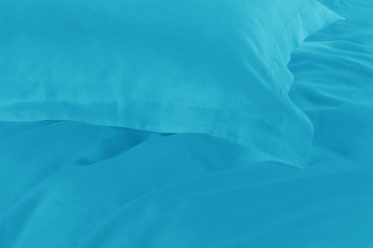 Linden 1000TC Quilt Cover Set – Light Blue – King Single