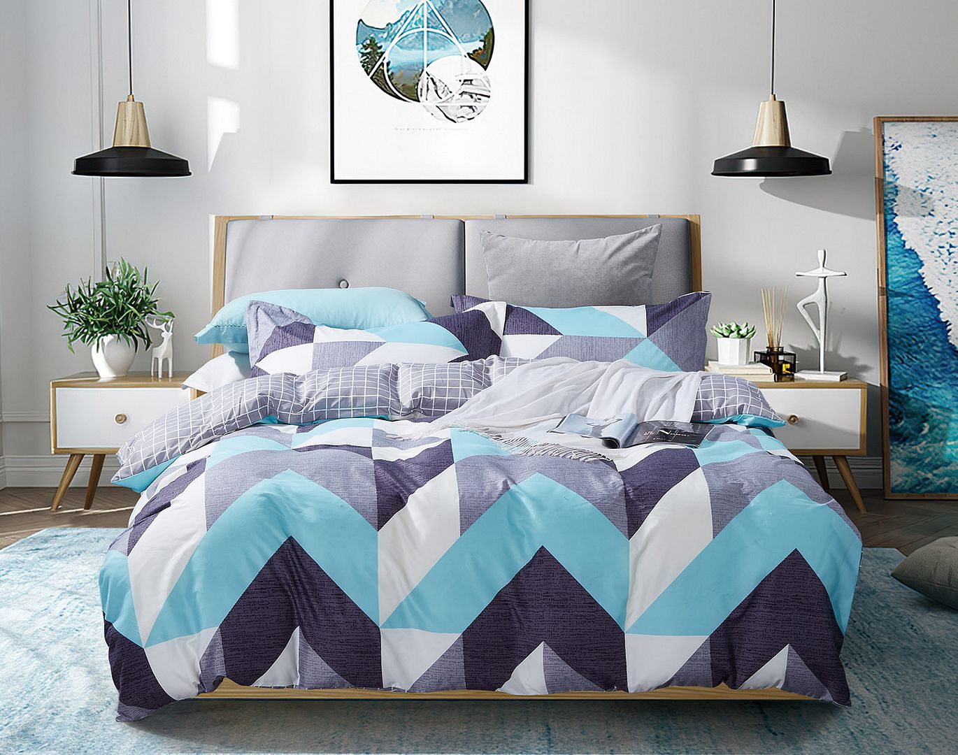 Kian Duvet Quilt Cover Set – Double