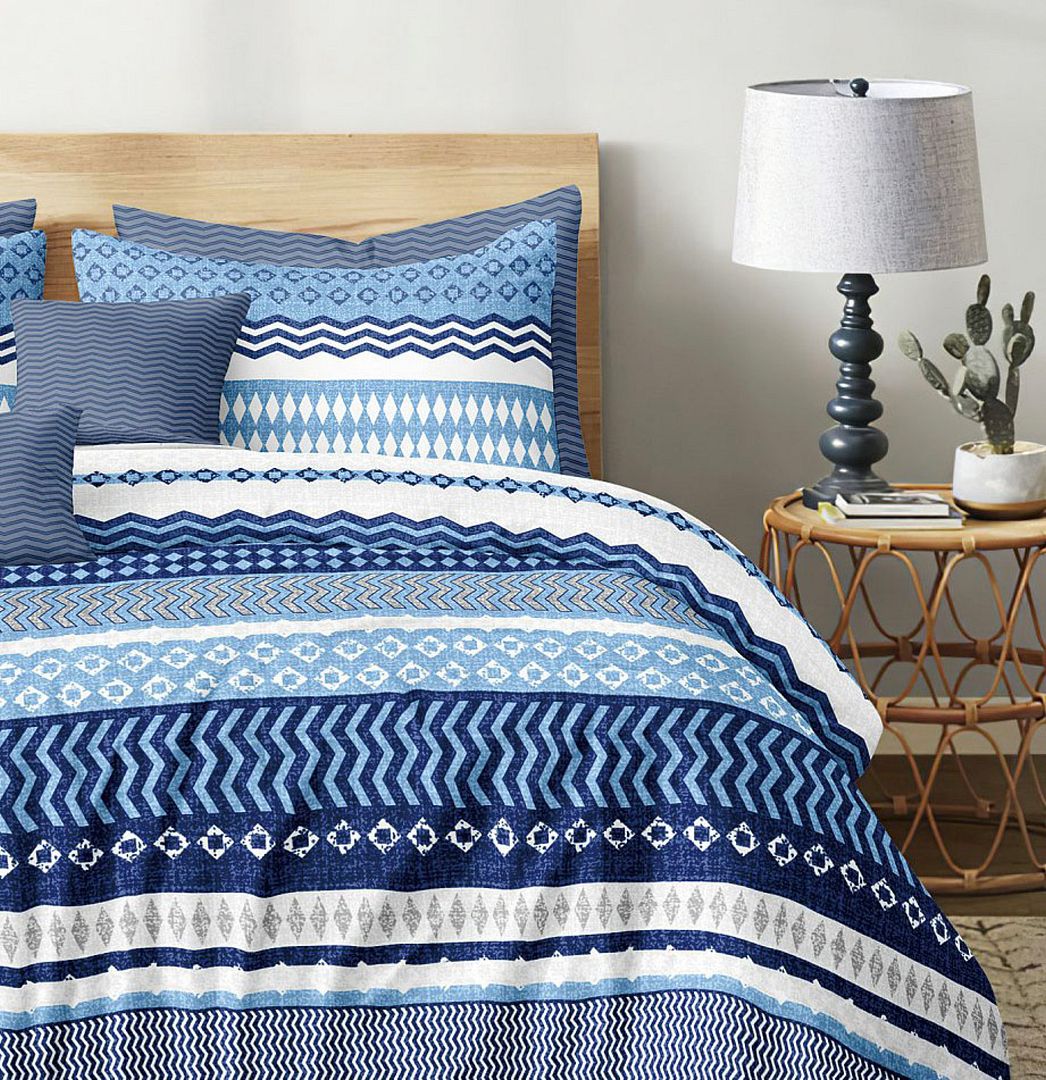 Nara Printed Quilt Cover Set – Multi – King